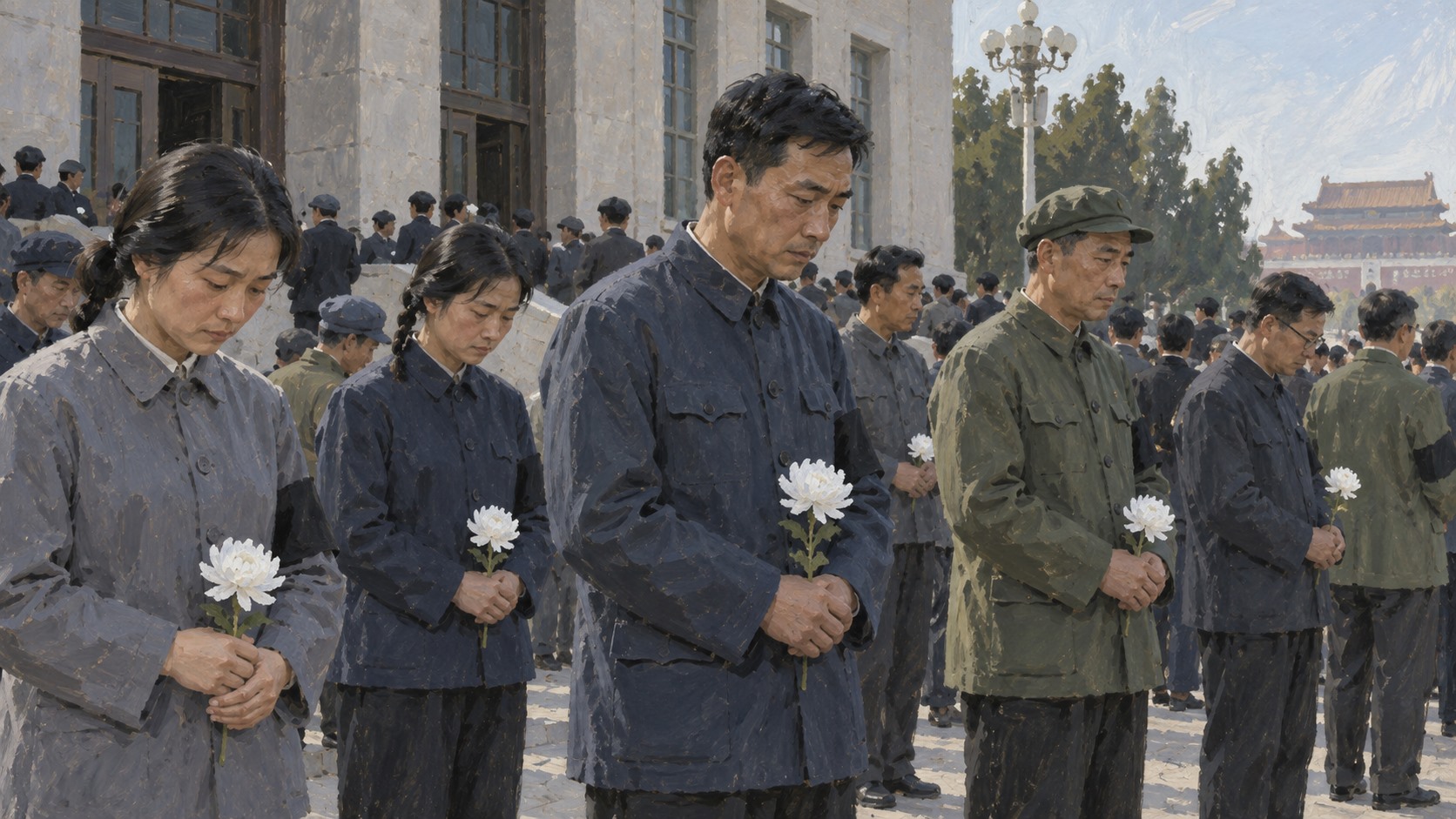 Duelo nacional por la muerte de Mao Zedong en 1976
